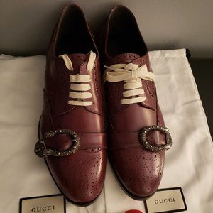 GUCCI Calfskin Leather Mens Queercore Brogue NIB